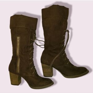 Brown Suede Women's Boots